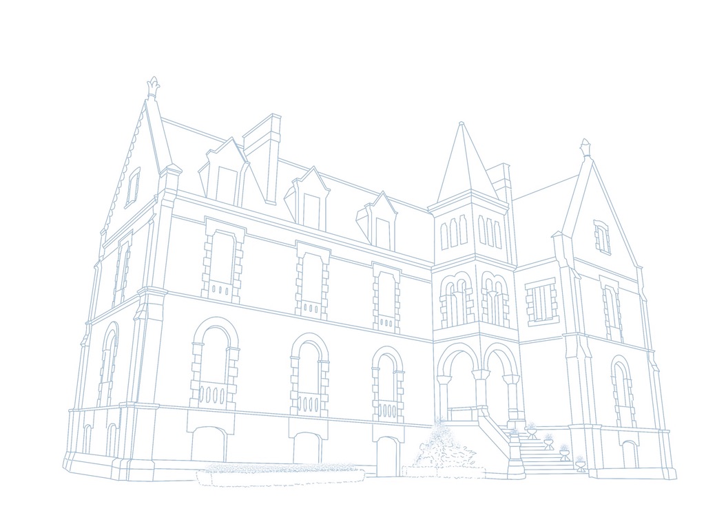 Line drawing of Chateau du Deffay